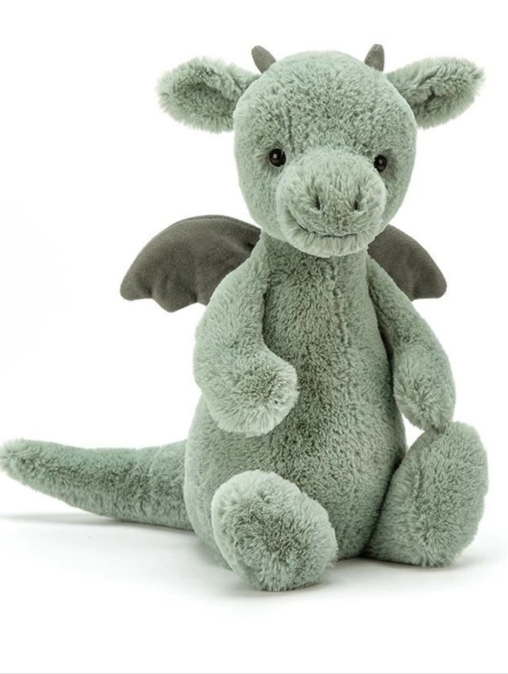 Jellycat Original Bashful Dragon Stuffed Plush Animal - Size Medium